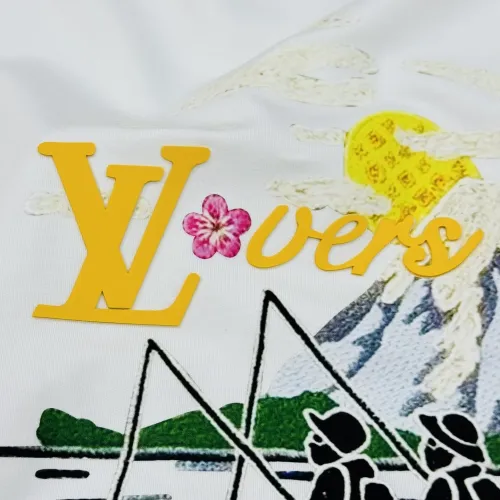 Replica Louis Vuitton LV T-Shirts Short Sleeved For Men #1393377 $80.00 USD for Wholesale