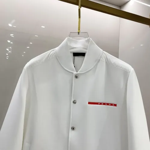 Replica Prada Jackets Long Sleeved For Men #1393413 $112.00 USD for Wholesale