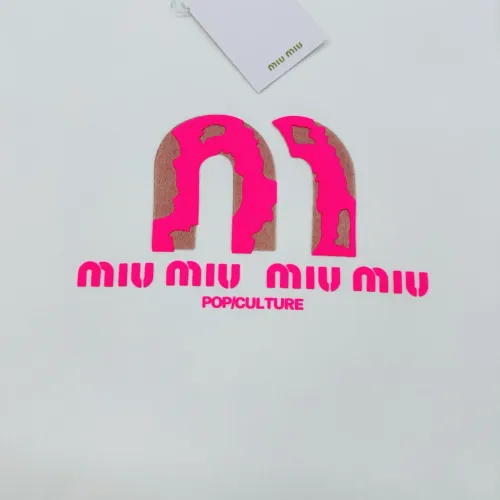 Replica MIU MIU T-Shirts Short Sleeved For Men #1393607 $80.00 USD for Wholesale