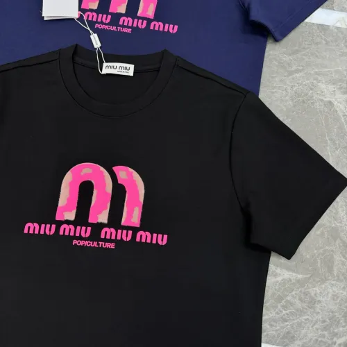 Replica MIU MIU T-Shirts Short Sleeved For Men #1393609 $80.00 USD for Wholesale