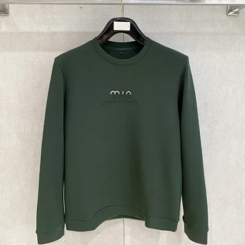 Wholesale MIU MIU Hoodies Long Sleeved For Men #1393627 $82.00 USD, Wholesale Quality Replica MIU MIU Hoodies