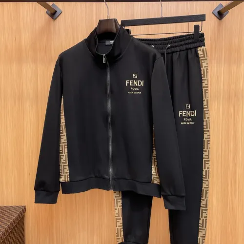 Wholesale Fendi Tracksuits Long Sleeved For Men #1393654 $128.00 USD, Wholesale Quality Replica Fendi Tracksuits