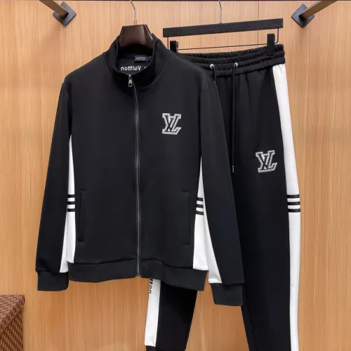Wholesale Louis Vuitton LV Tracksuits Long Sleeved For Men #1393658 $128.00 USD, Wholesale Quality Replica Louis Vuitton LV Tracksuits