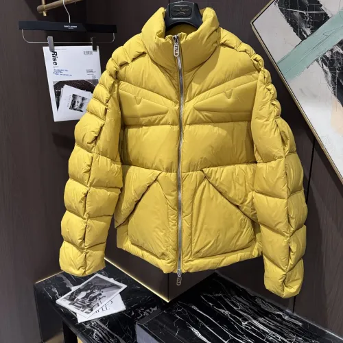 Wholesale Fendi Down Feather Coat Long Sleeved For Men #1393773 $234.71 USD, Wholesale Quality Replica Fendi Down Feather Coat