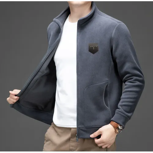 Wholesale Prada Jackets Long Sleeved For Men #1393885 $64.00 USD, Wholesale Quality Replica Prada Jackets