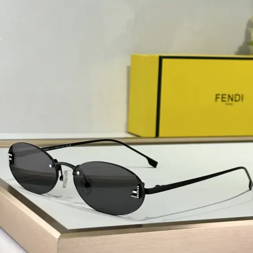 Wholesale Fendi AAA Quality Sunglasses #1393991 $64.00 USD, Wholesale Quality Replica Fendi AAA Quality Sunglasses