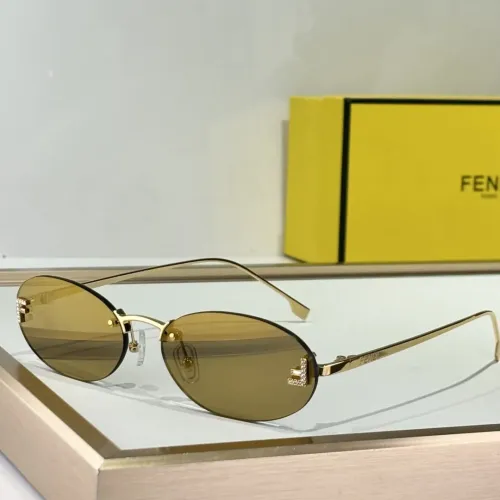 Wholesale Fendi AAA Quality Sunglasses #1393993 $64.00 USD, Wholesale Quality Replica Fendi AAA Quality Sunglasses