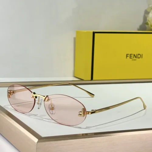 Wholesale Fendi AAA Quality Sunglasses #1393996 $64.00 USD, Wholesale Quality Replica Fendi AAA Quality Sunglasses