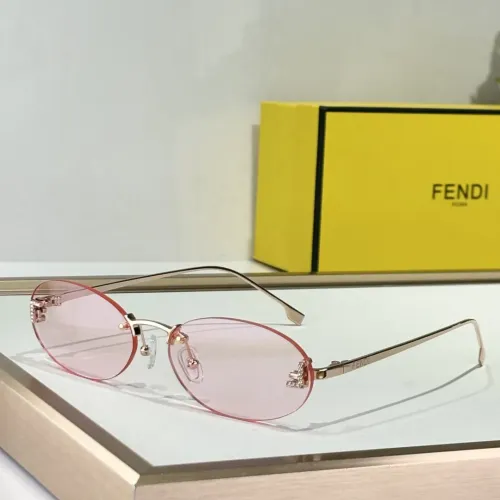 Wholesale Fendi AAA Quality Sunglasses #1393998 $64.00 USD, Wholesale Quality Replica Fendi AAA Quality Sunglasses