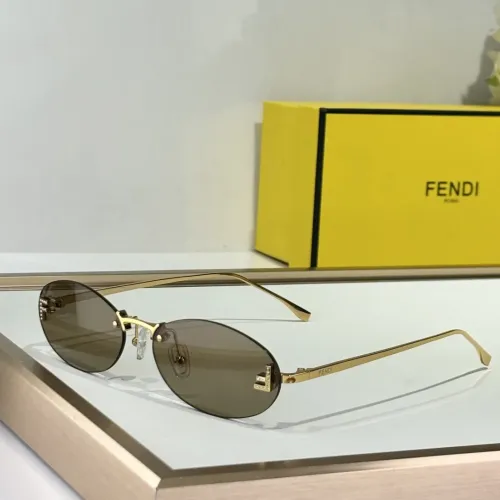 Wholesale Fendi AAA Quality Sunglasses #1394001 $64.00 USD, Wholesale Quality Replica Fendi AAA Quality Sunglasses