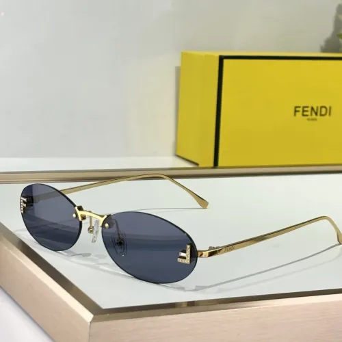 Wholesale Fendi AAA Quality Sunglasses #1394003 $64.00 USD, Wholesale Quality Replica Fendi AAA Quality Sunglasses