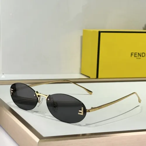 Wholesale Fendi AAA Quality Sunglasses #1394004 $64.00 USD, Wholesale Quality Replica Fendi AAA Quality Sunglasses