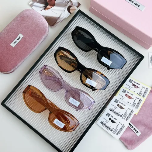 Replica MIU MIU AAA Quality Sunglasses #1394010 $60.00 USD for Wholesale
