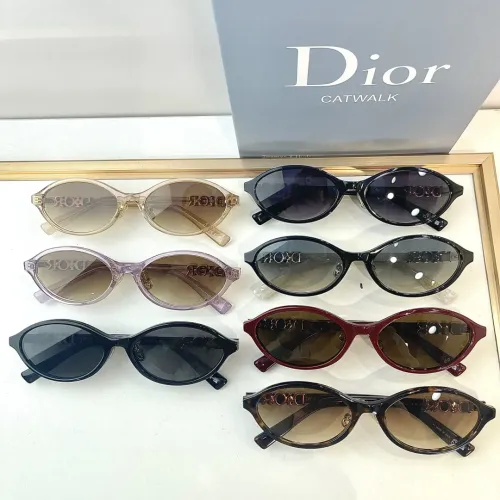 Replica Christian Dior AAA Quality Sunglasses #1394024 $56.00 USD for Wholesale
