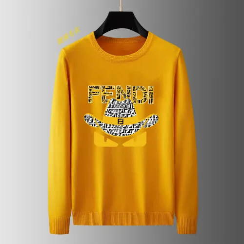 Wholesale Fendi Sweaters Long Sleeved For Men #1394089 $48.00 USD, Wholesale Quality Replica Fendi Sweaters