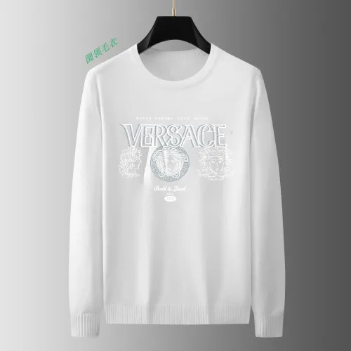 Wholesale Versace Sweaters Long Sleeved For Men #1394096 $48.00 USD, Wholesale Quality Replica Versace Sweaters