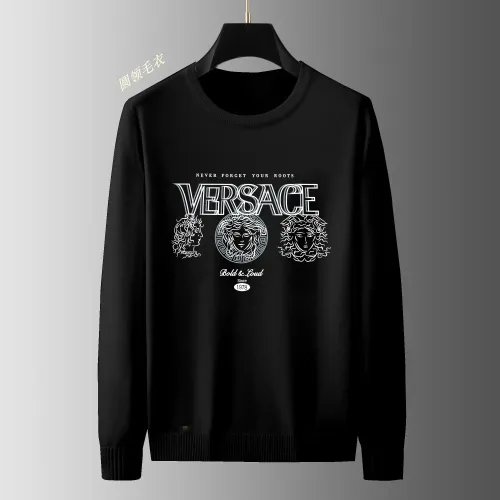 Wholesale Versace Sweaters Long Sleeved For Men #1394097 $48.00 USD, Wholesale Quality Replica Versace Sweaters