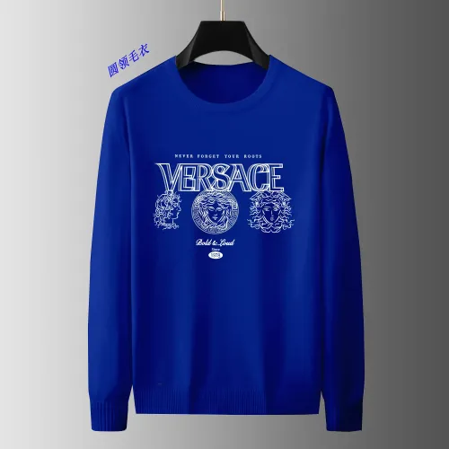Wholesale Versace Sweaters Long Sleeved For Men #1394098 $48.00 USD, Wholesale Quality Replica Versace Sweaters