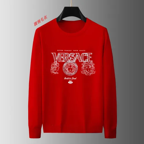 Wholesale Versace Sweaters Long Sleeved For Men #1394099 $48.00 USD, Wholesale Quality Replica Versace Sweaters
