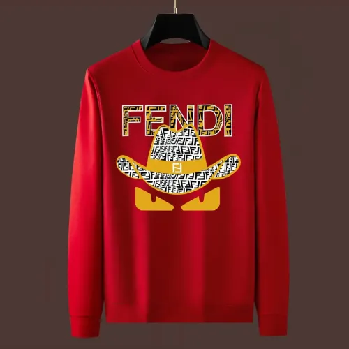 Wholesale Fendi Hoodies Long Sleeved For Men #1394141 $48.00 USD, Wholesale Quality Replica Fendi Hoodies