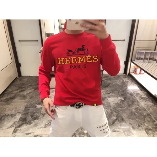 Wholesale Hermes Hoodies Long Sleeved For Men #1394315 $48.00 USD, Wholesale Quality Replica Hermes Hoodies