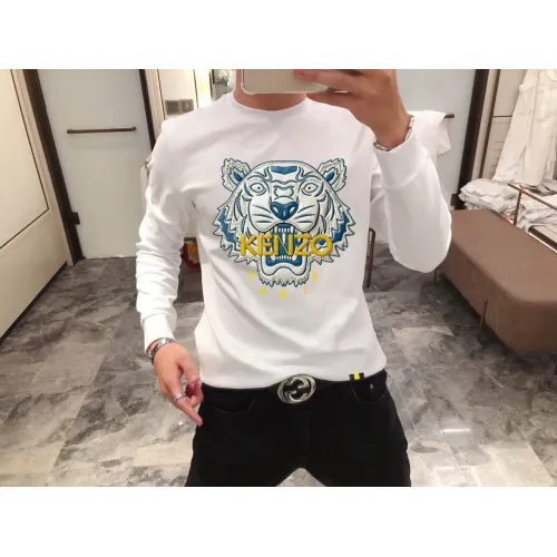 Wholesale Kenzo Hoodies Long Sleeved For Men #1394331 $48.00 USD, Wholesale Quality Replica Kenzo Hoodies