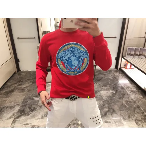 Wholesale Versace Hoodies Long Sleeved For Men #1394350 $48.00 USD, Wholesale Quality Replica Versace Hoodies