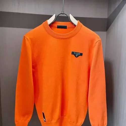 Wholesale Prada Sweaters Long Sleeved For Men #1394377 $48.00 USD, Wholesale Quality Replica Prada Sweaters