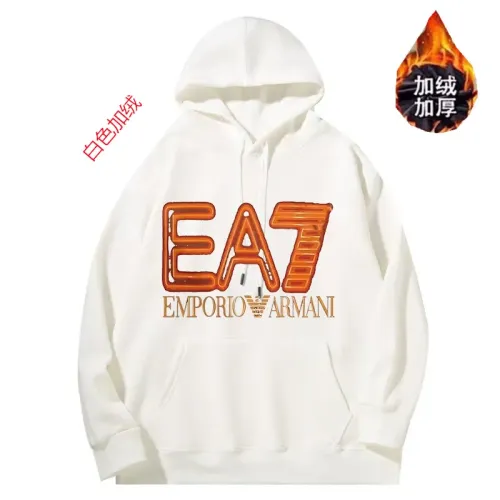 Wholesale Armani Hoodies Long Sleeved For Unisex #1394451 $52.00 USD, Wholesale Quality Replica Armani Hoodies