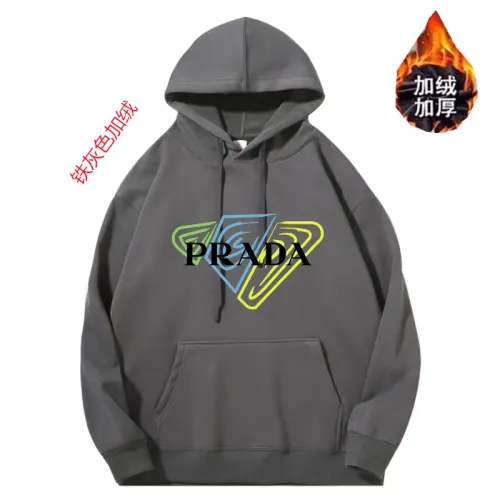 Wholesale Prada Hoodies Long Sleeved For Unisex #1394464 $52.00 USD, Wholesale Quality Replica Prada Hoodies
