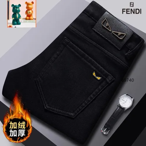 Wholesale Fendi Jeans For Men #1394532 $52.00 USD, Wholesale Quality Replica Fendi Jeans