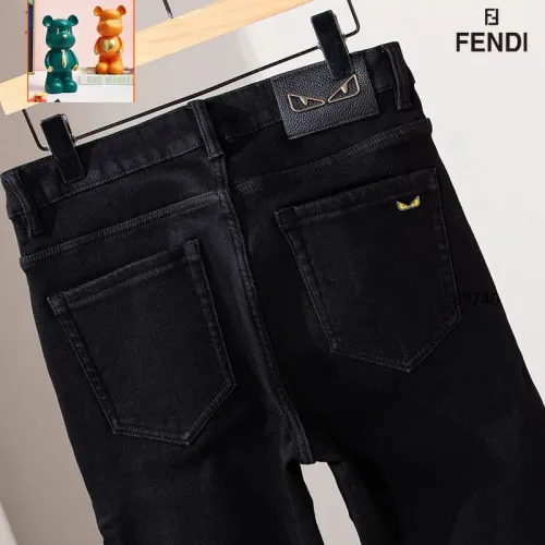 Replica Fendi Jeans For Men #1394532 $52.00 USD for Wholesale