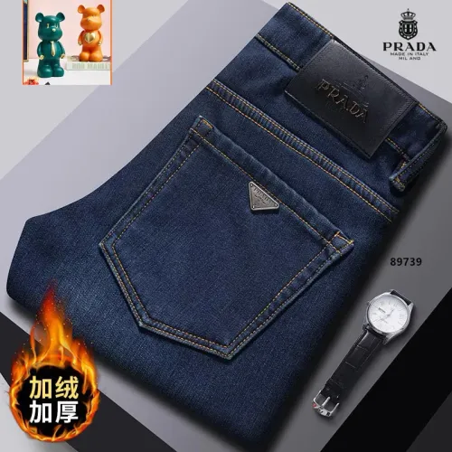 Wholesale Prada Jeans For Men #1394533 $52.00 USD, Wholesale Quality Replica Prada Jeans