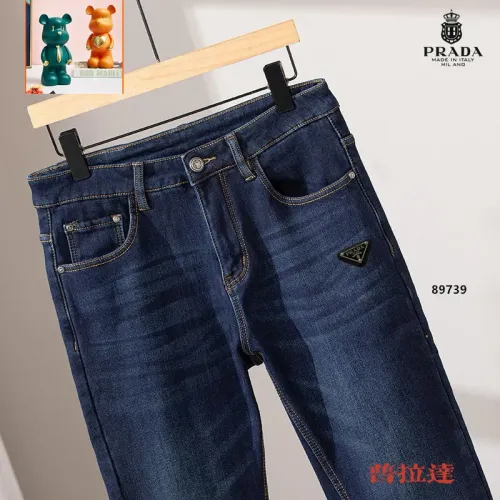 Replica Prada Jeans For Men #1394533 $52.00 USD for Wholesale