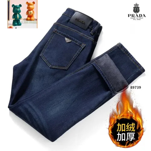 Replica Prada Jeans For Men #1394533 $52.00 USD for Wholesale
