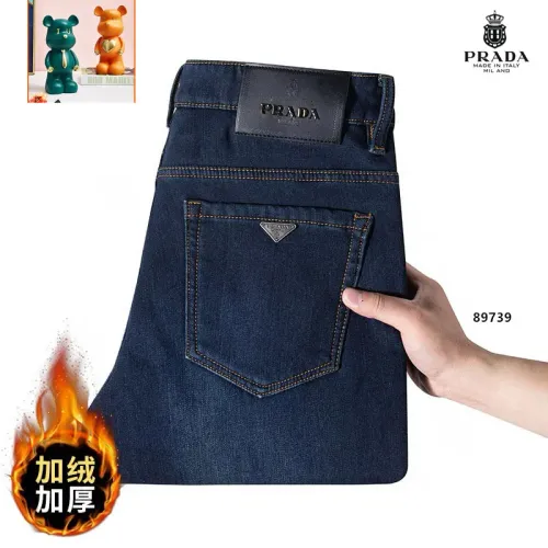 Replica Prada Jeans For Men #1394533 $52.00 USD for Wholesale