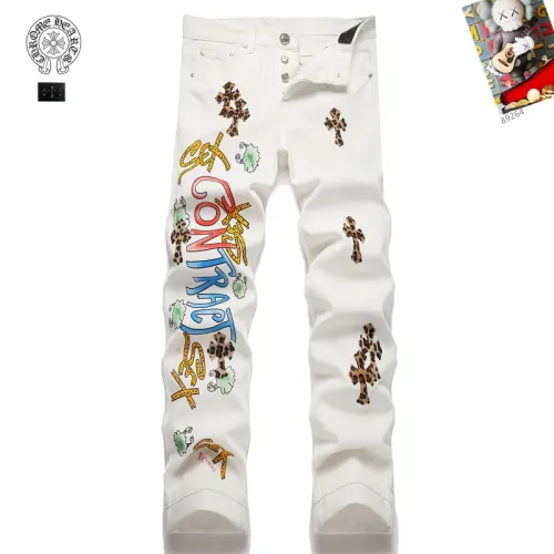 Wholesale Chrome Hearts Jeans For Men #1394578 $48.00 USD, Wholesale Quality Replica Chrome Hearts Jeans