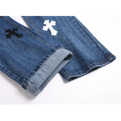 Replica Chrome Hearts Jeans For Men #1394581 $48.00 USD for Wholesale