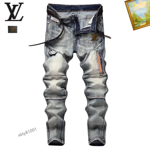Wholesale Louis Vuitton LV Jeans For Men #1394583 $48.00 USD, Wholesale Quality Replica Louis Vuitton LV Jeans