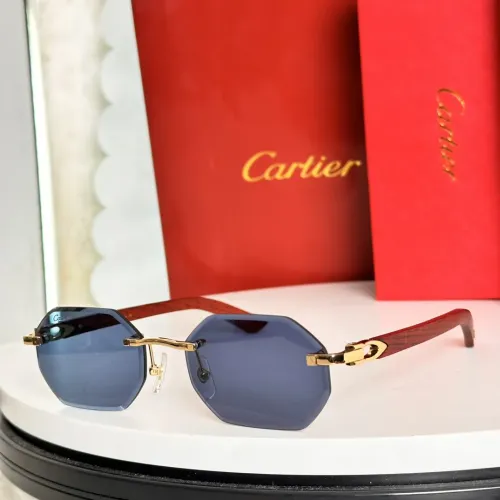 Wholesale Cartier AAA Quality Sunglassess #1394588 $56.00 USD, Wholesale Quality Replica Cartier AAA Quality Sunglassess