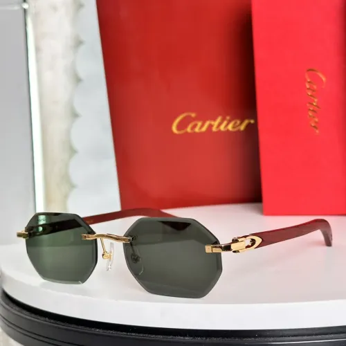 Wholesale Cartier AAA Quality Sunglassess #1394589 $56.00 USD, Wholesale Quality Replica Cartier AAA Quality Sunglassess