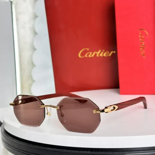 Wholesale Cartier AAA Quality Sunglassess #1394590 $56.00 USD, Wholesale Quality Replica Cartier AAA Quality Sunglassess