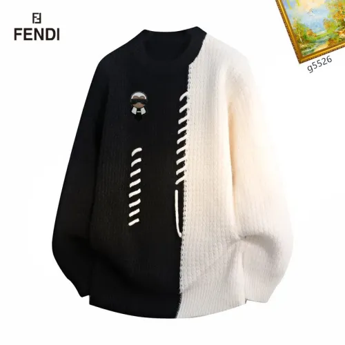 Wholesale Fendi Sweaters Long Sleeved For Men #1394640 $48.00 USD, Wholesale Quality Replica Fendi Sweaters