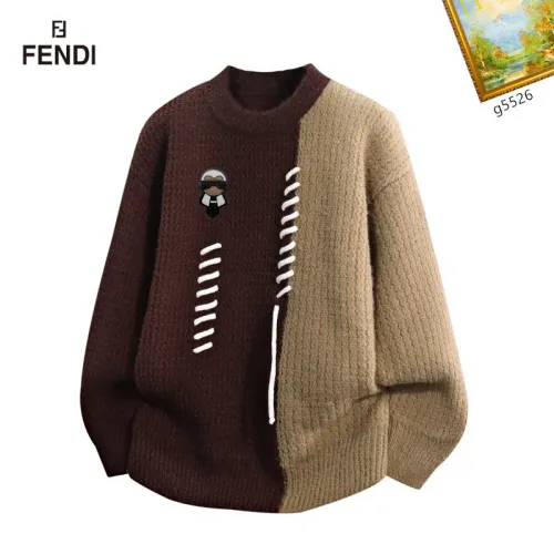 Wholesale Fendi Sweaters Long Sleeved For Men #1394641 $48.00 USD, Wholesale Quality Replica Fendi Sweaters