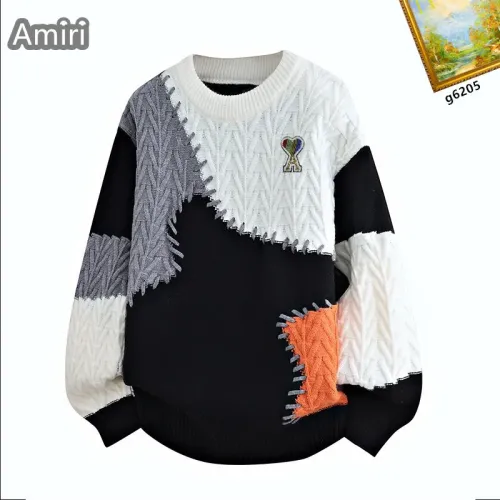 Wholesale Amiri Sweaters Long Sleeved For Men #1394645 $48.00 USD, Wholesale Quality Replica Amiri Sweaters