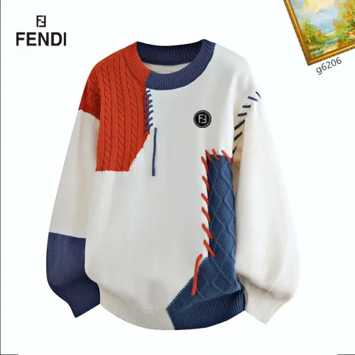 Wholesale Fendi Sweaters Long Sleeved For Men #1394650 $48.00 USD, Wholesale Quality Replica Fendi Sweaters