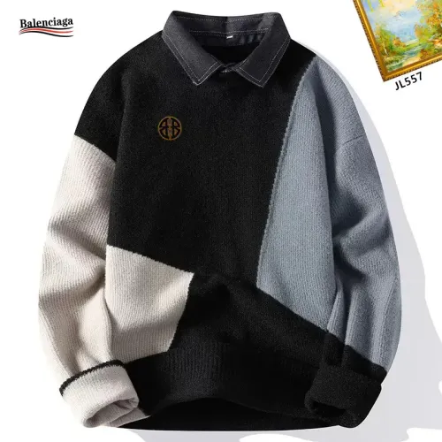 Wholesale Balenciaga Sweaters Long Sleeved For Men #1394670 $48.00 USD, Wholesale Quality Replica Balenciaga Sweaters