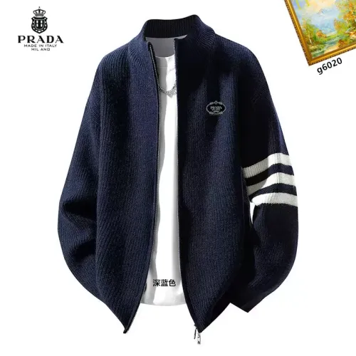 Wholesale Prada Sweaters Long Sleeved For Men #1394694 $48.00 USD, Wholesale Quality Replica Prada Sweaters