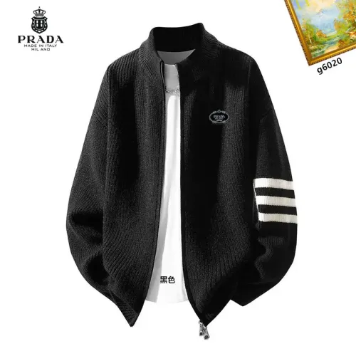 Wholesale Prada Sweaters Long Sleeved For Men #1394695 $48.00 USD, Wholesale Quality Replica Prada Sweaters