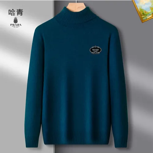 Wholesale Prada Sweaters Long Sleeved For Men #1394796 $42.00 USD, Wholesale Quality Replica Prada Sweaters